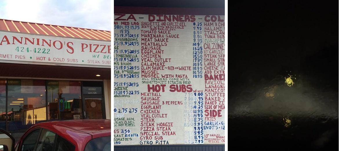 Mannino's Pizza Menu
