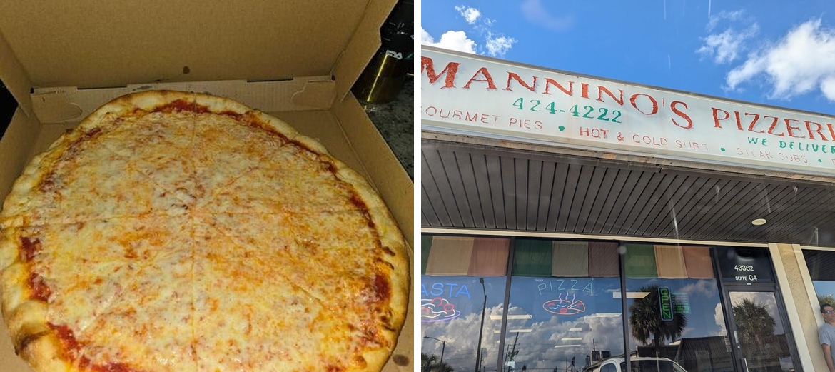 Mannino's Pizza Menu