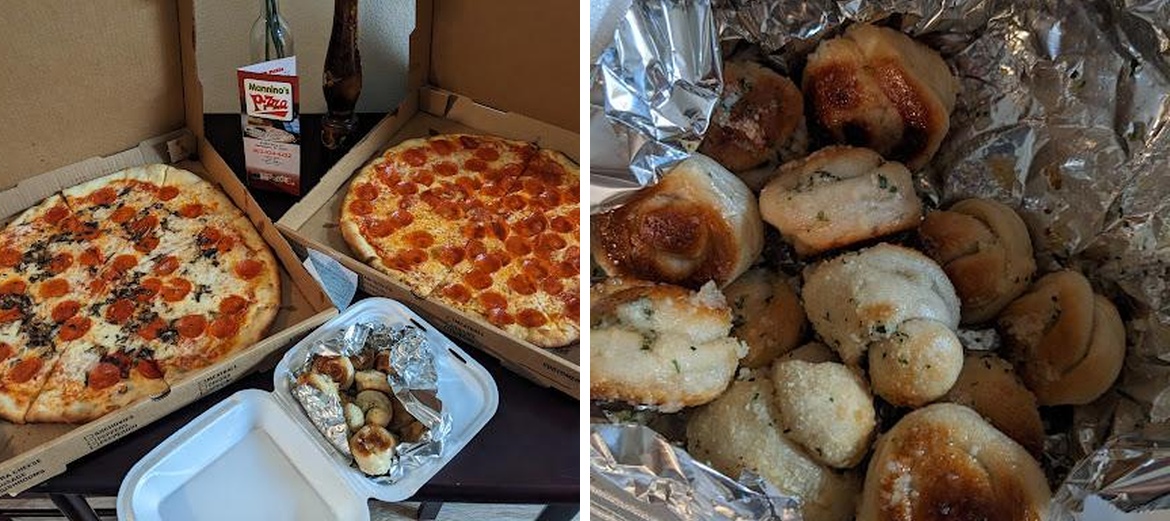 Mannino's Pizza Menu